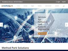 Tablet Screenshot of methodpark.de
